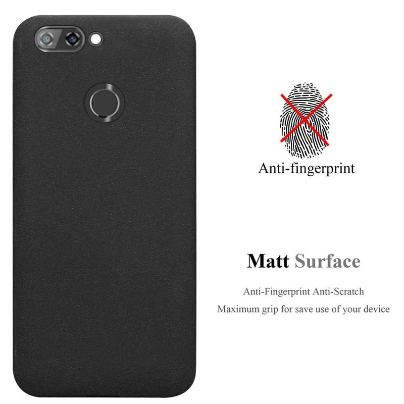 Cadorabo Hülle kompatibel mit ZTE Blade V9 Schutzhülle aus flexiblem TPU Silikon