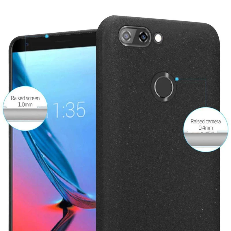 Cadorabo Hülle kompatibel mit ZTE Blade V9 Schutzhülle aus flexiblem TPU Silikon