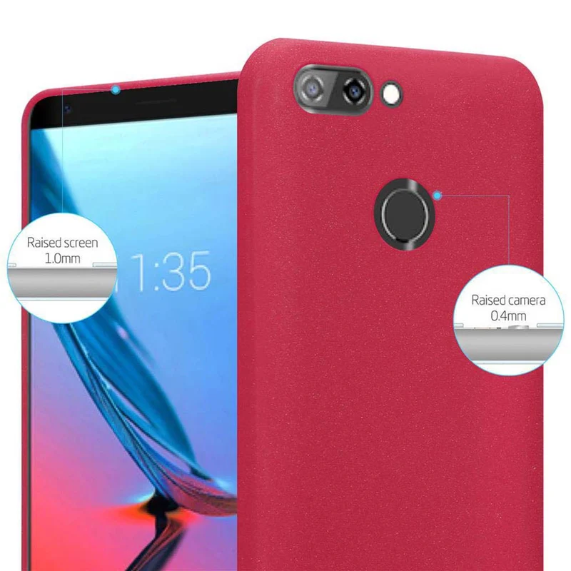 Cadorabo Hülle kompatibel mit ZTE Blade V9 Schutzhülle aus flexiblem TPU Silikon