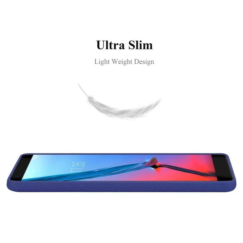 Cadorabo Hülle kompatibel mit ZTE Blade V9 Schutzhülle aus flexiblem TPU Silikon