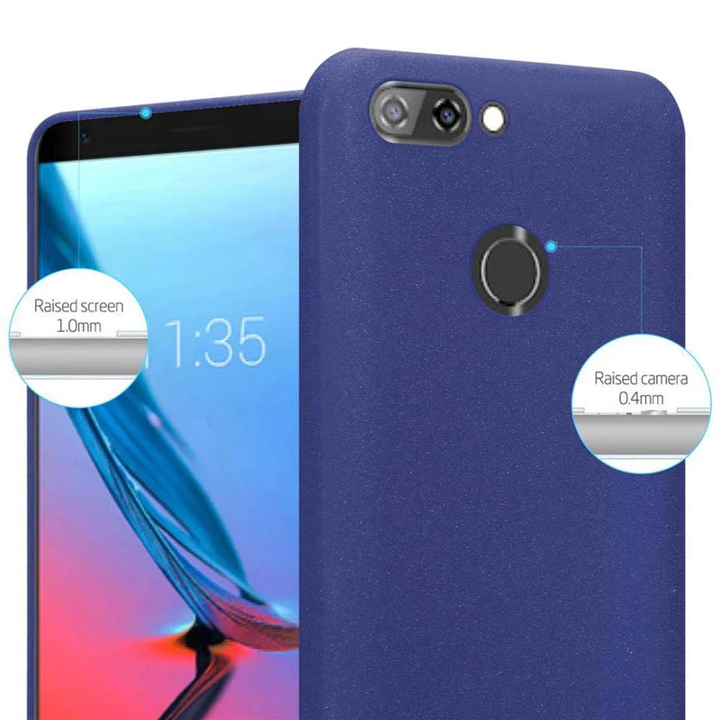 Cadorabo Hülle kompatibel mit ZTE Blade V9 Schutzhülle aus flexiblem TPU Silikon