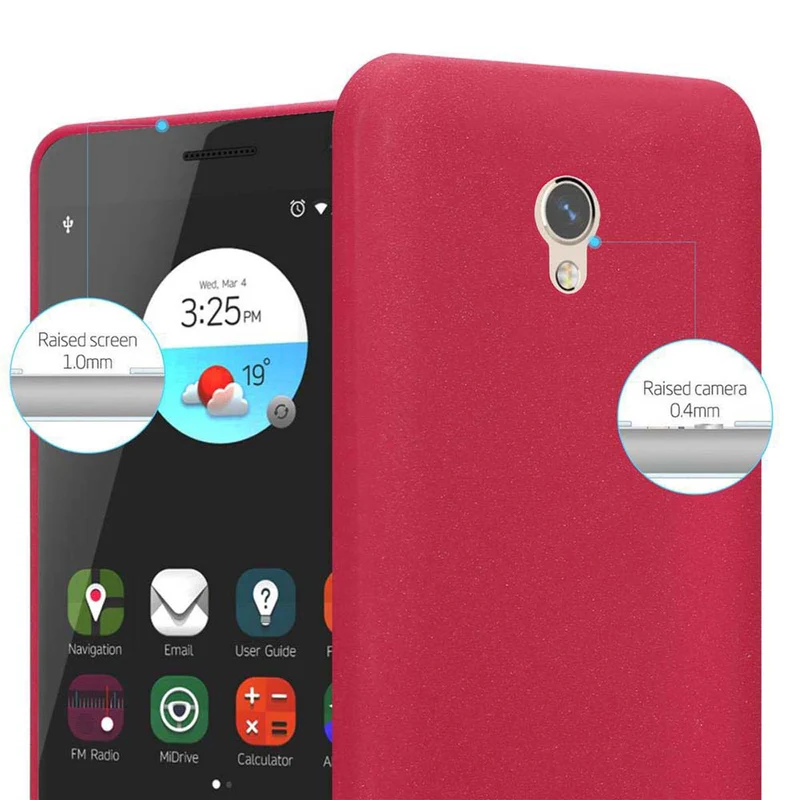 Cadorabo Hülle kompatibel mit ZTE Blade V7 Schutzhülle aus flexiblem TPU Silikon