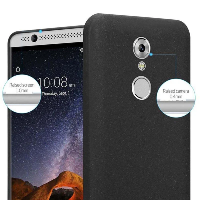 Cadorabo Hülle kompatibel mit ZTE Axon 7 MINI Schutzhülle aus flexiblem TPU Silikon