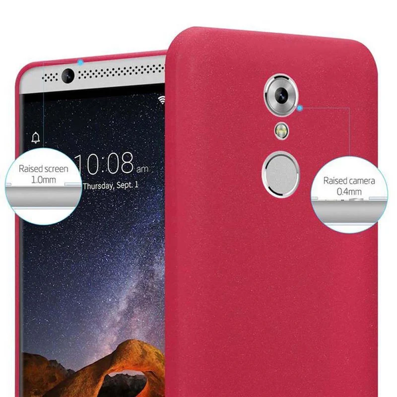 Cadorabo Hülle kompatibel mit ZTE Axon 7 MINI Schutzhülle aus flexiblem TPU Silikon
