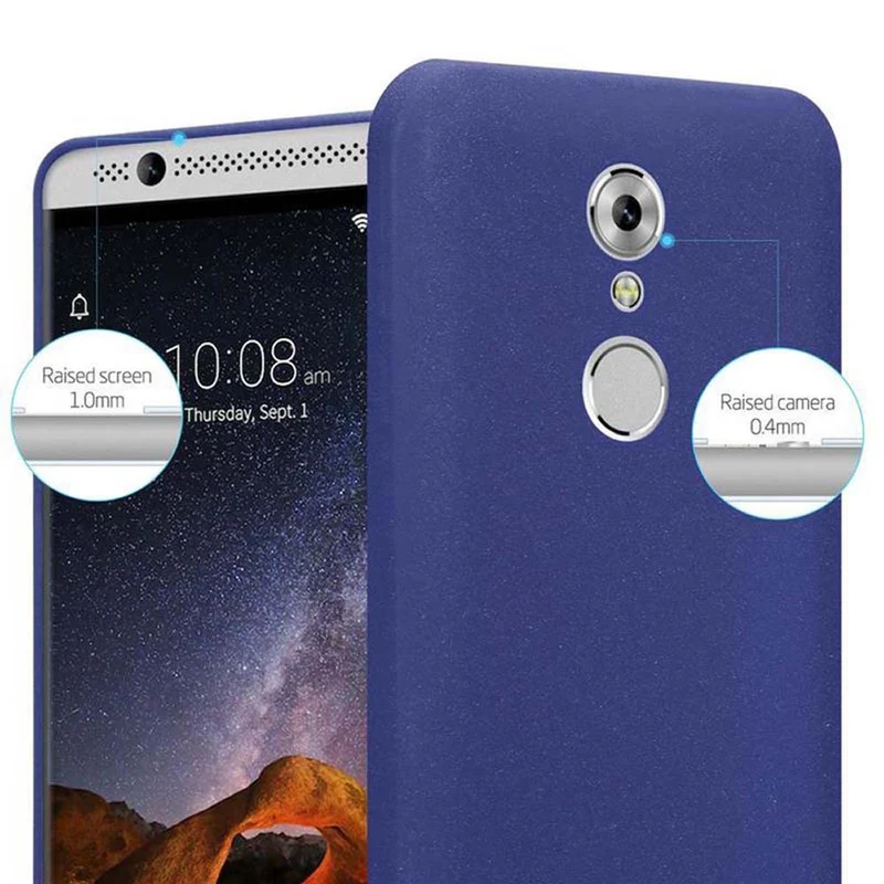Cadorabo Hülle kompatibel mit ZTE Axon 7 MINI Schutzhülle aus flexiblem TPU Silikon