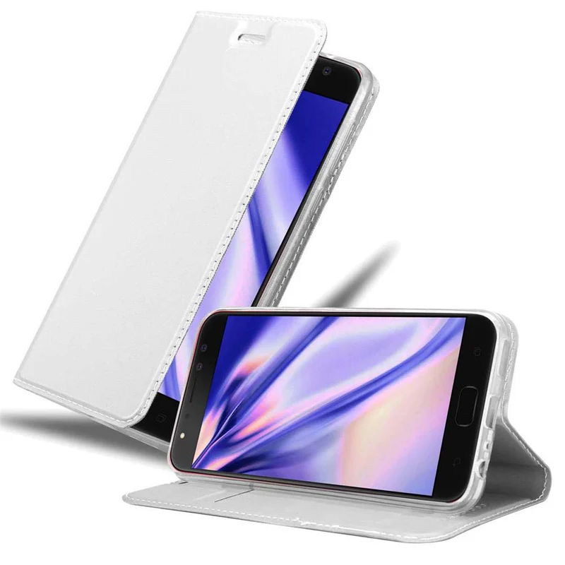 Cadorabo Hülle kompatibel mit Asus ZenFone 4 Selfie PRO Schutzhülle mit Magnetverschluss, Standfunktion und Kartenfach