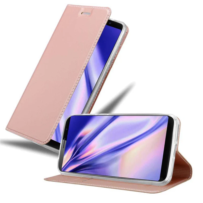 Cadorabo Hülle kompatibel mit Cubot POWER Schutzhülle mit Magnetverschluss, Standfunktion und Kartenfach