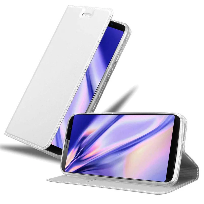 Cadorabo Hülle kompatibel mit Cubot POWER Schutzhülle mit Magnetverschluss, Standfunktion und Kartenfach