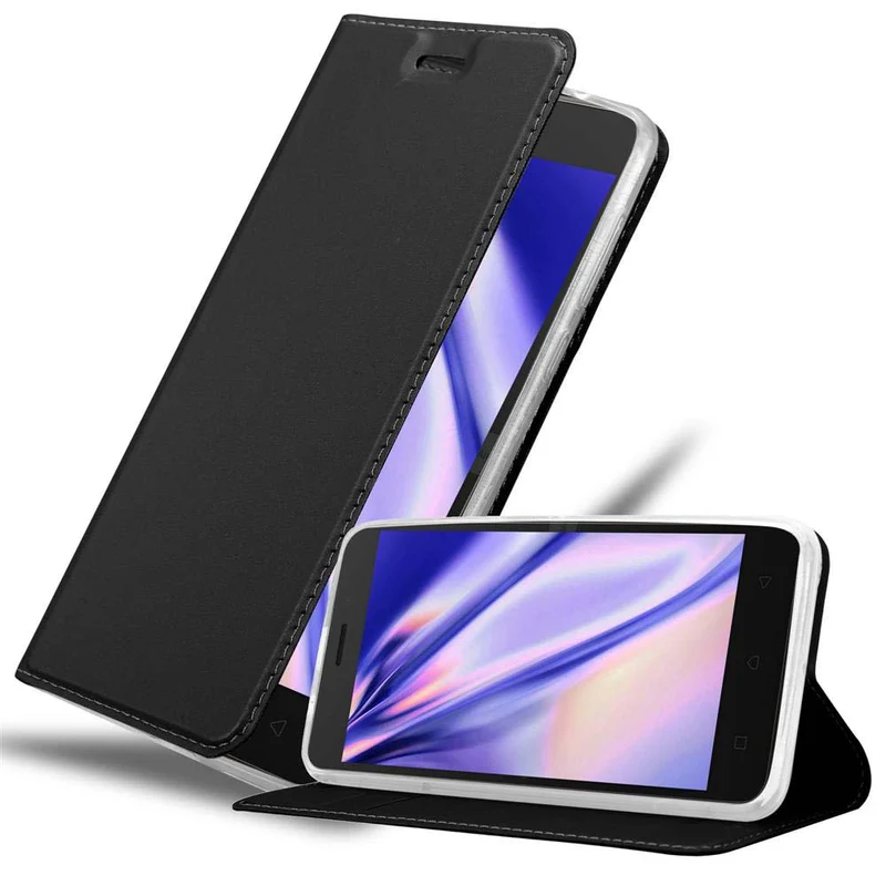 Cadorabo Hülle kompatibel mit Lenovo K6 / K6 POWER Schutzhülle mit Magnetverschluss, Standfunktion und Kartenfach