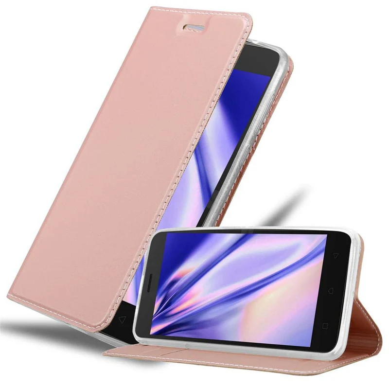 Cadorabo Hülle kompatibel mit Lenovo K6 / K6 POWER Schutzhülle mit Magnetverschluss, Standfunktion und Kartenfach
