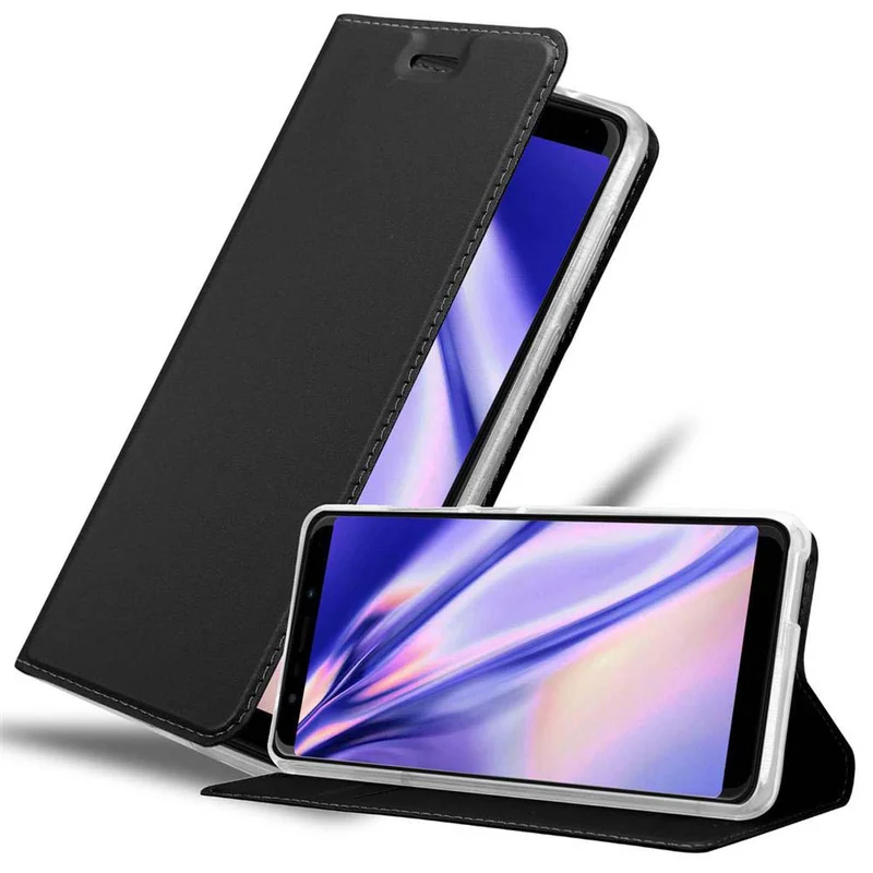 Cadorabo Hülle kompatibel mit WIKO VIEW GO Schutzhülle mit Magnetverschluss, Standfunktion und Kartenfach