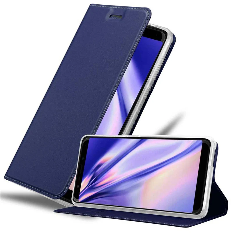 Cadorabo Hülle kompatibel mit WIKO VIEW GO Schutzhülle mit Magnetverschluss, Standfunktion und Kartenfach