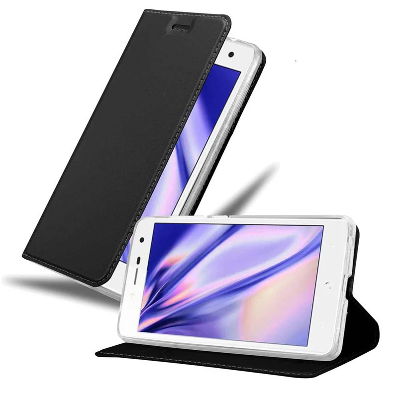 Cadorabo Hülle kompatibel mit ZTE Blade L7 Schutzhülle mit Magnetverschluss, Standfunktion und Kartenfach