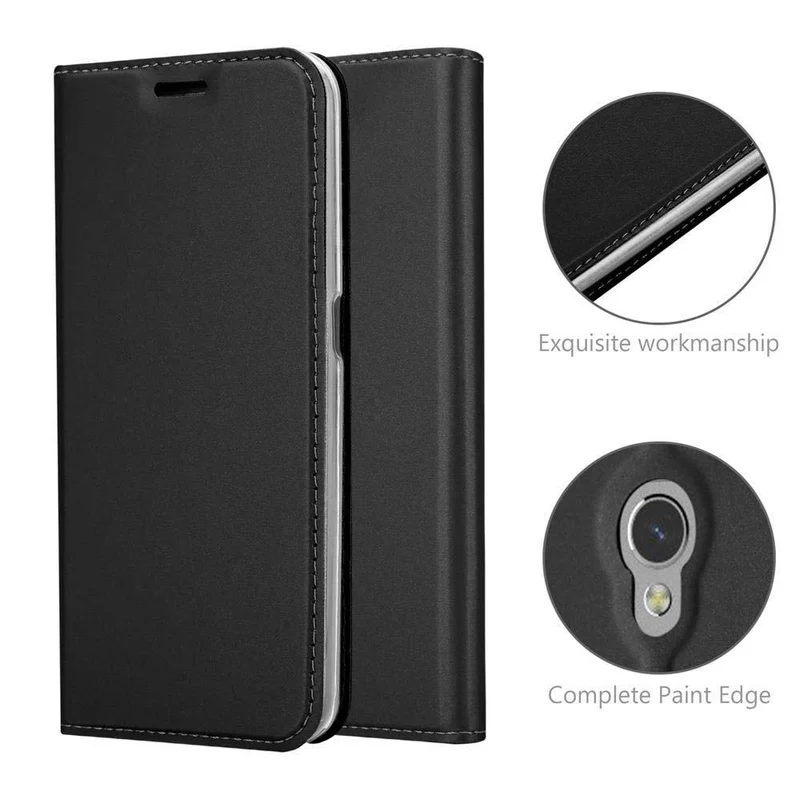 Cadorabo Hülle kompatibel mit ZTE Blade V7 Schutzhülle mit Magnetverschluss, Standfunktion und Kartenfach