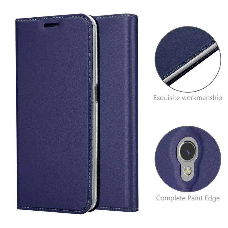 Cadorabo Hülle kompatibel mit ZTE Blade V7 Schutzhülle mit Magnetverschluss, Standfunktion und Kartenfach