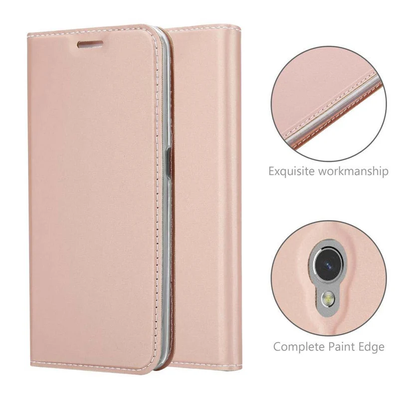 Cadorabo Hülle kompatibel mit ZTE Blade V7 Schutzhülle mit Magnetverschluss, Standfunktion und Kartenfach