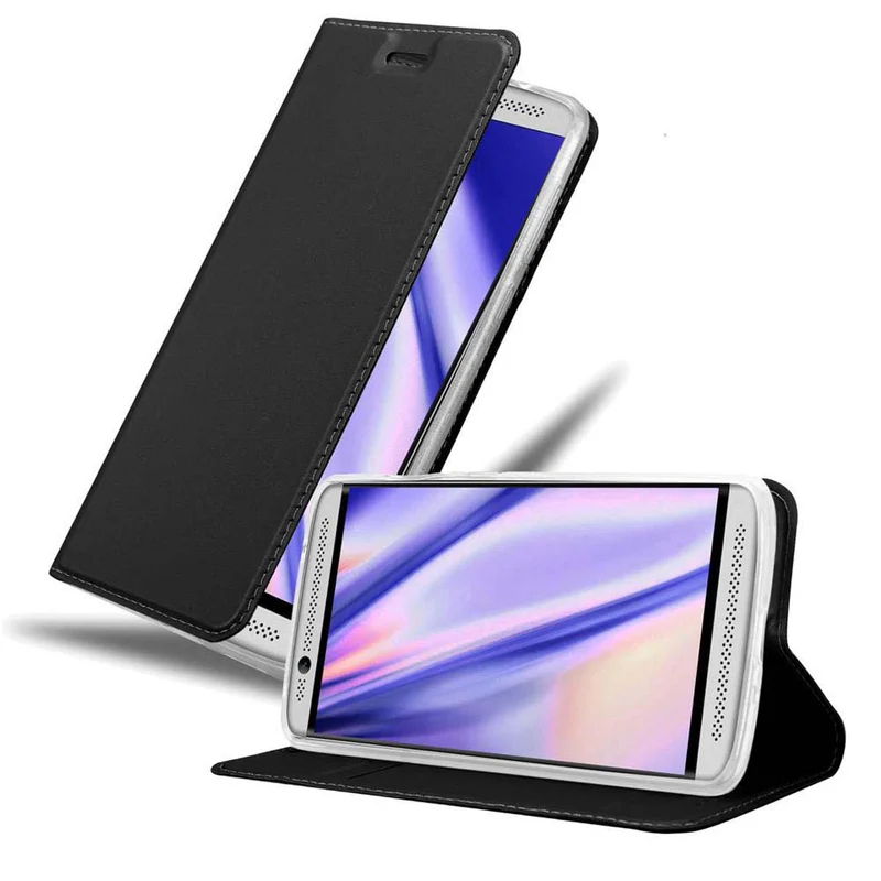 Cadorabo Hülle kompatibel mit ZTE Axon 7 MINI Schutzhülle mit Magnetverschluss, Standfunktion und Kartenfach