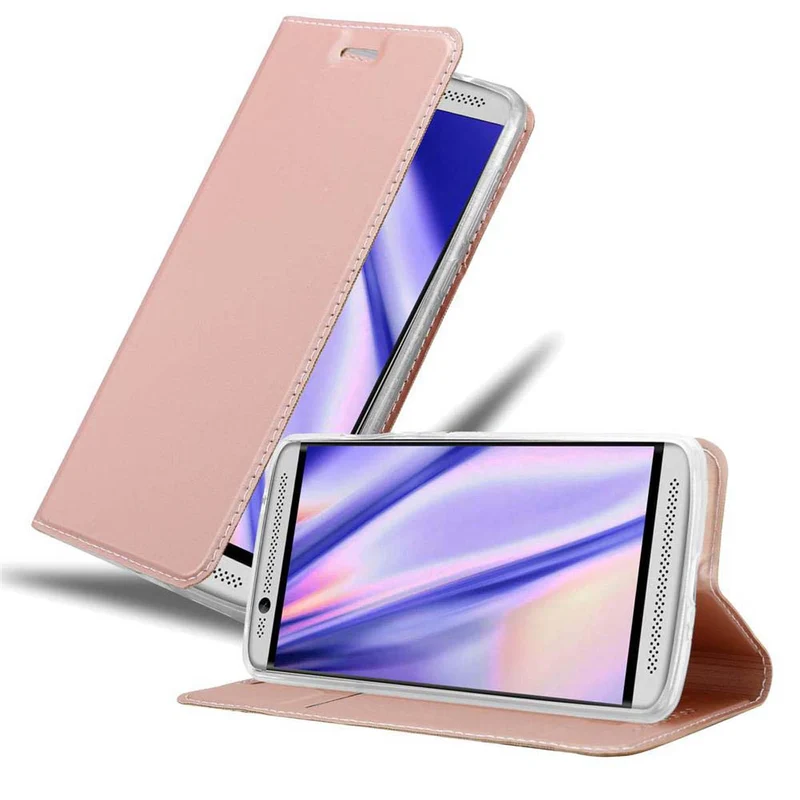 Cadorabo Hülle kompatibel mit ZTE Axon 7 MINI Schutzhülle mit Magnetverschluss, Standfunktion und Kartenfach