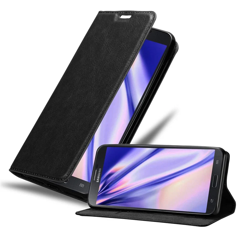 Cadorabo Hülle kompatibel mit Samsung Galaxy MEGA 6.3 Schutzhülle mit Magnetverschluss, Standfunktion und Kartenfach