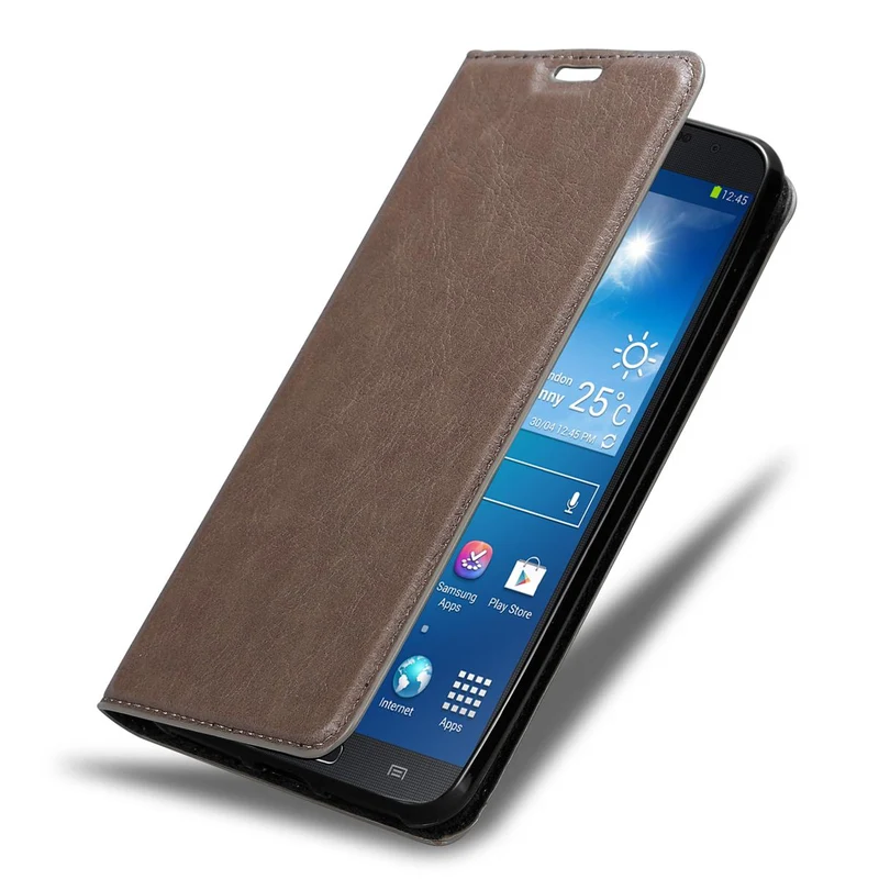 Cadorabo Hülle kompatibel mit Samsung Galaxy MEGA 6.3 Schutzhülle mit Magnetverschluss, Standfunktion und Kartenfach