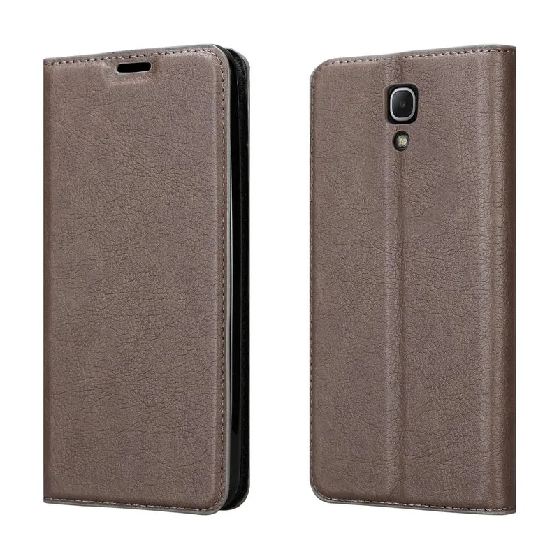 Cadorabo Hülle kompatibel mit Samsung Galaxy MEGA 6.3 Schutzhülle mit Magnetverschluss, Standfunktion und Kartenfach