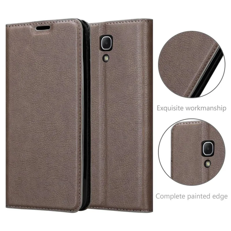 Cadorabo Hülle kompatibel mit Samsung Galaxy MEGA 6.3 Schutzhülle mit Magnetverschluss, Standfunktion und Kartenfach