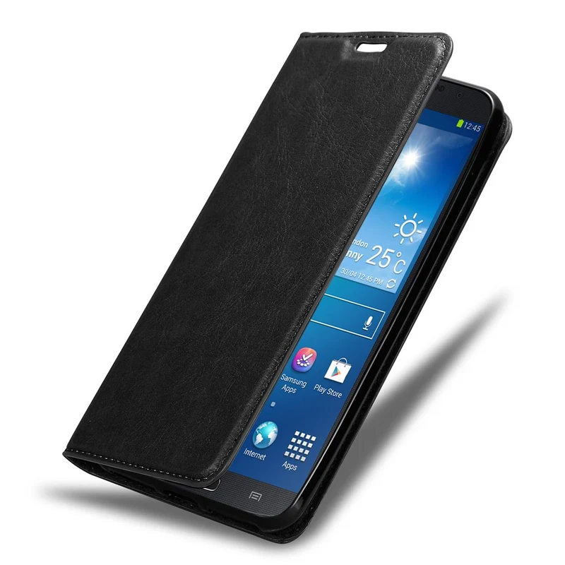 Cadorabo Hülle kompatibel mit Samsung Galaxy MEGA 6.3 Schutzhülle mit Magnetverschluss, Standfunktion und Kartenfach