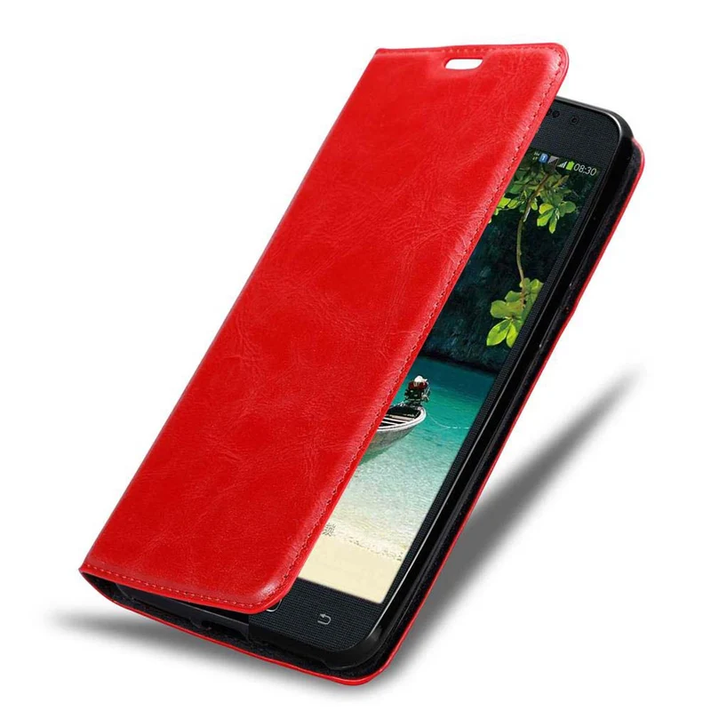 Cadorabo Hülle kompatibel mit Samsung Galaxy MEGA 5.8 Schutzhülle mit Magnetverschluss, Standfunktion und Kartenfach