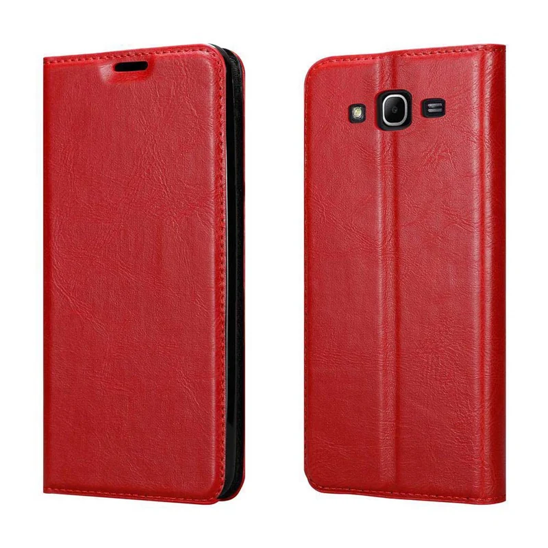 Cadorabo Hülle kompatibel mit Samsung Galaxy MEGA 5.8 Schutzhülle mit Magnetverschluss, Standfunktion und Kartenfach