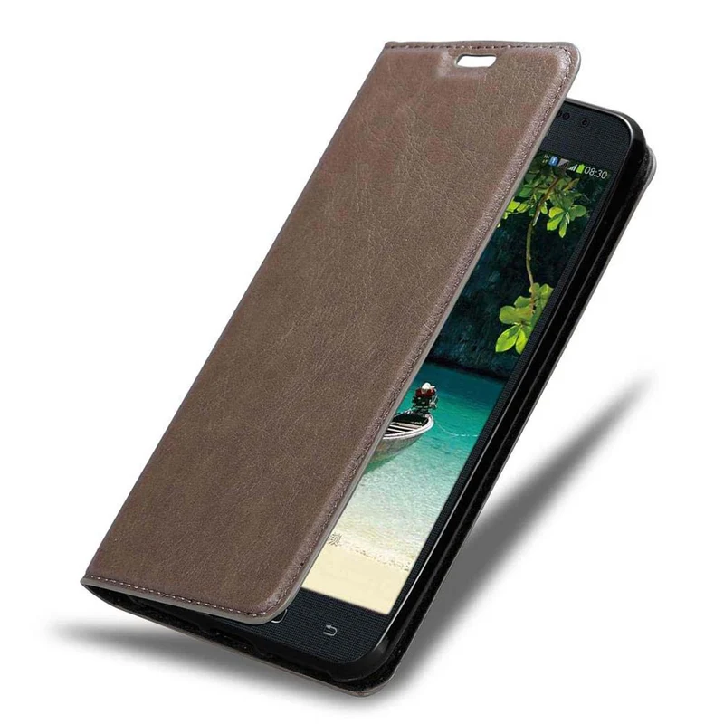 Cadorabo Hülle kompatibel mit Samsung Galaxy MEGA 5.8 Schutzhülle mit Magnetverschluss, Standfunktion und Kartenfach