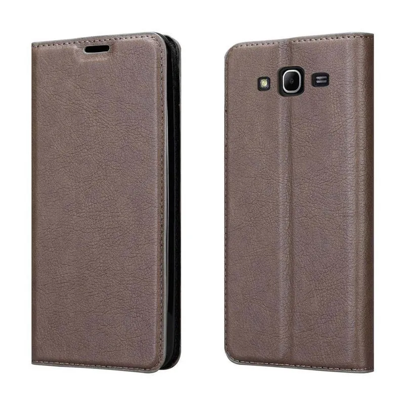 Cadorabo Hülle kompatibel mit Samsung Galaxy MEGA 5.8 Schutzhülle mit Magnetverschluss, Standfunktion und Kartenfach