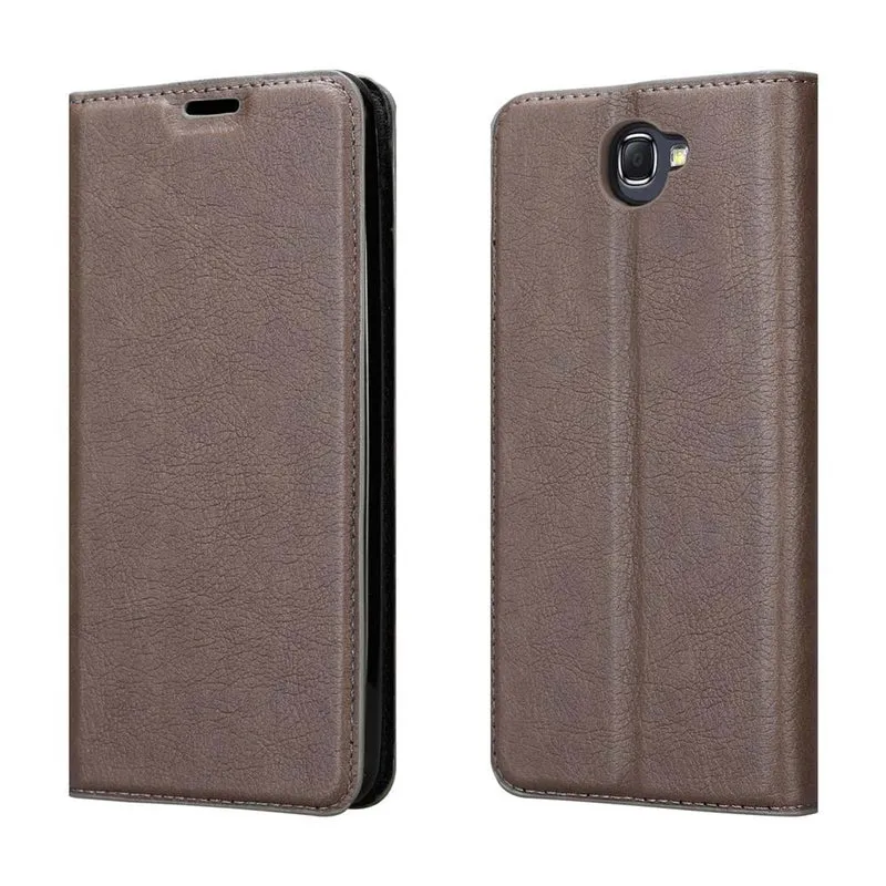 Cadorabo Hülle kompatibel mit Samsung Galaxy NOTE 2 Schutzhülle mit Magnetverschluss, Standfunktion und Kartenfach