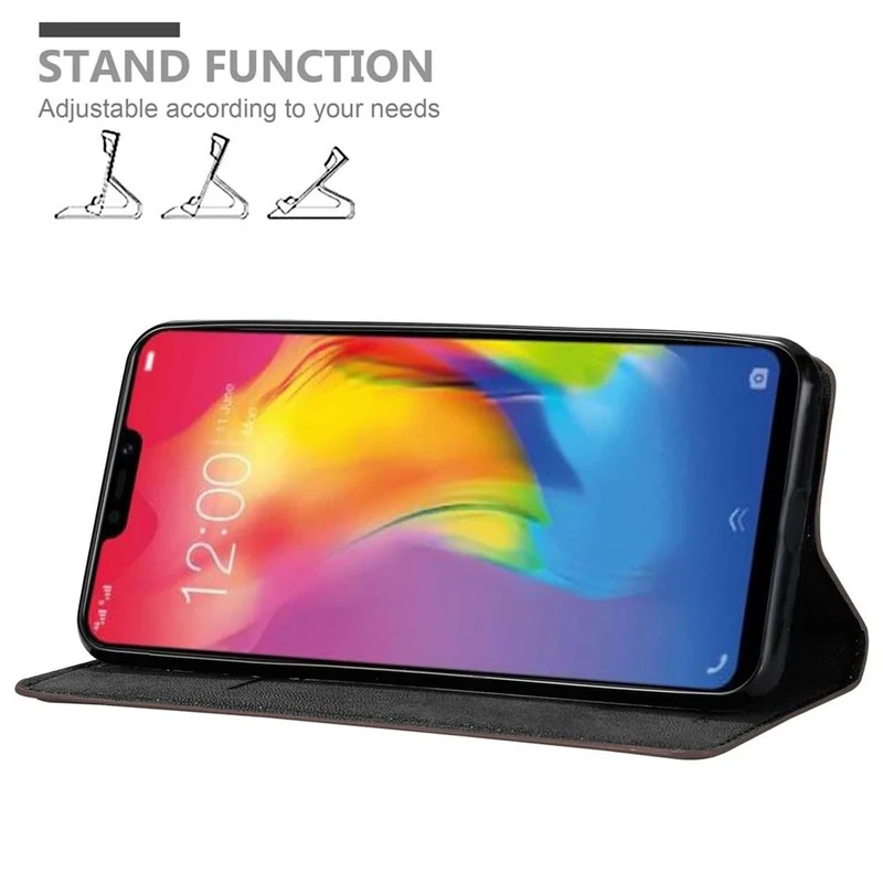 Cadorabo Hülle kompatibel mit Vivo Y83 Schutzhülle mit Magnetverschluss, Standfunktion und Kartenfach