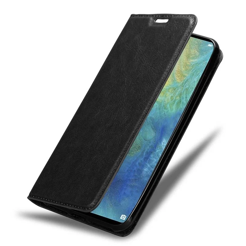 Cadorabo Hülle kompatibel mit Huawei MATE 20 X Schutzhülle mit Magnetverschluss, Standfunktion und Kartenfach