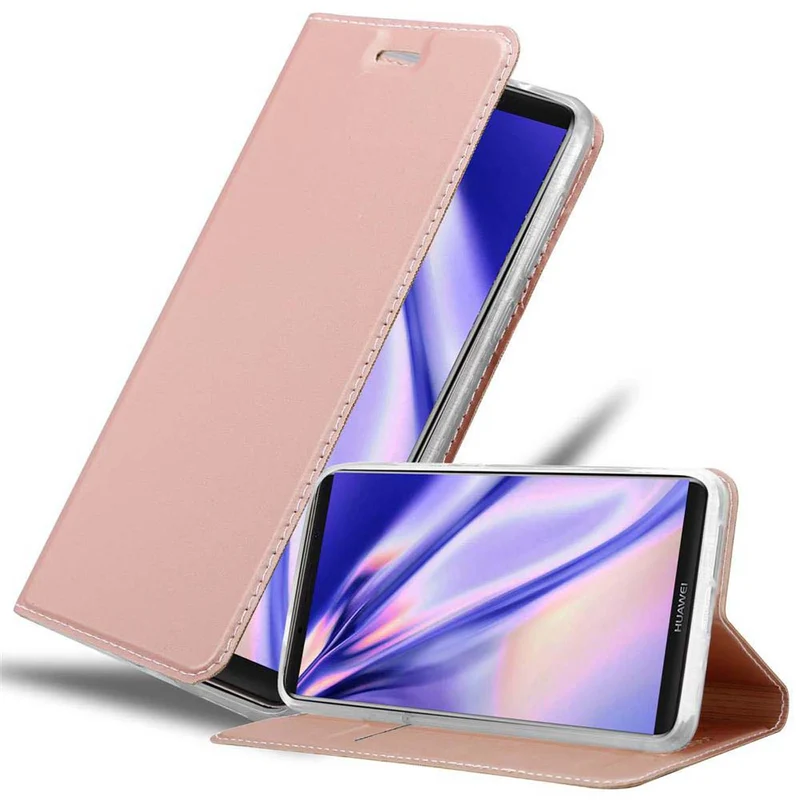 Cadorabo Hülle kompatibel mit Huawei MATE 10 PRO Schutzhülle mit Magnetverschluss, Standfunktion und Kartenfach
