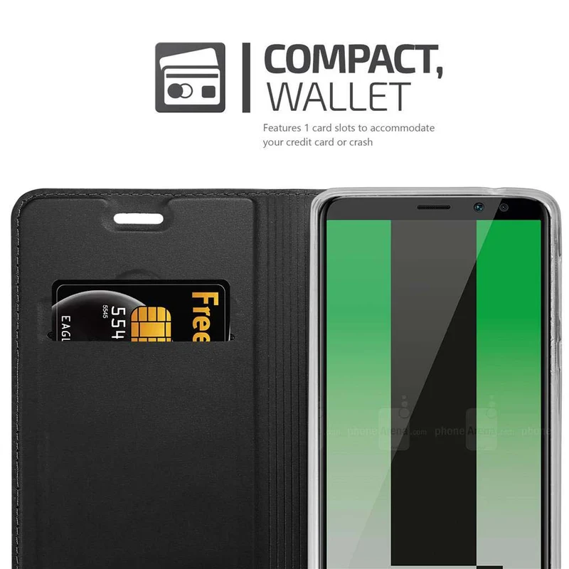 Cadorabo Hülle kompatibel mit Huawei MATE 10 LITE Schutzhülle mit Magnetverschluss, Standfunktion und Kartenfach
