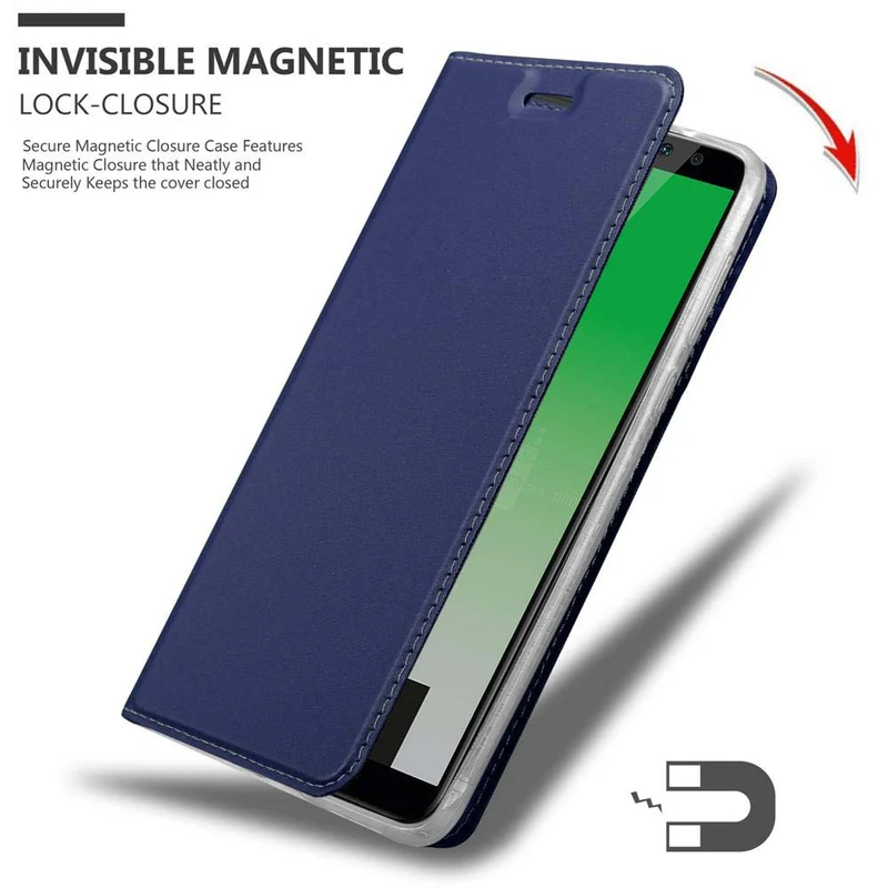 Cadorabo Hülle kompatibel mit Huawei MATE 10 LITE Schutzhülle mit Magnetverschluss, Standfunktion und Kartenfach