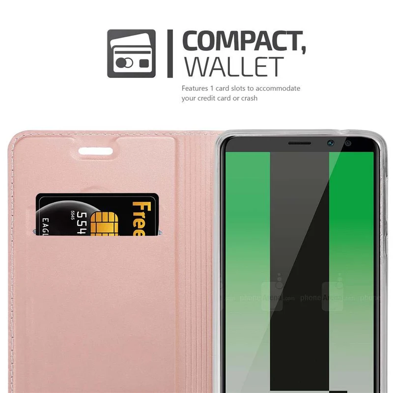 Cadorabo Hülle kompatibel mit Huawei MATE 10 LITE Schutzhülle mit Magnetverschluss, Standfunktion und Kartenfach