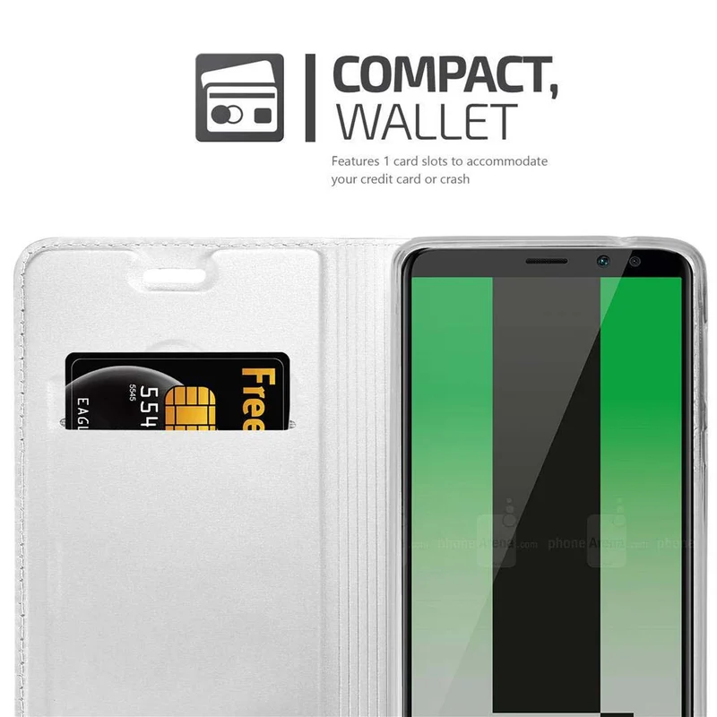 Cadorabo Hülle kompatibel mit Huawei MATE 10 LITE Schutzhülle mit Magnetverschluss, Standfunktion und Kartenfach