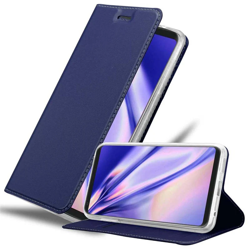 Cadorabo Hülle kompatibel mit LG V30 / V30+ / V30S / V30S+ Schutzhülle mit Magnetverschluss, Standfunktion und Kartenfach