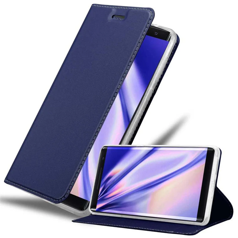Cadorabo Hülle kompatibel mit Nokia 8 Sirocco Schutzhülle mit Magnetverschluss, Standfunktion und Kartenfach
