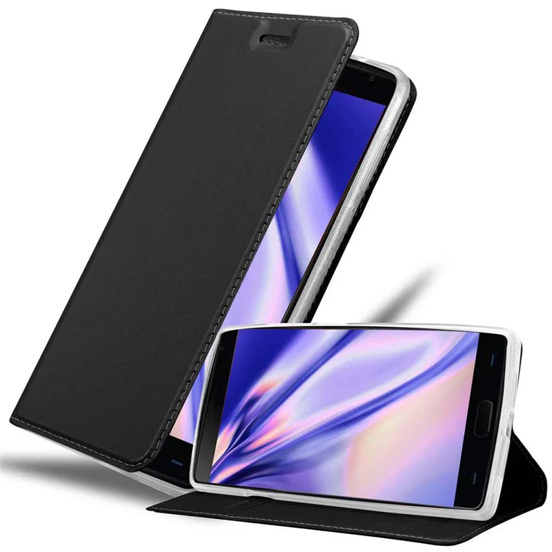 Cadorabo Hülle kompatibel mit OnePlus 2 Schutzhülle mit Magnetverschluss, Standfunktion und Kartenfach