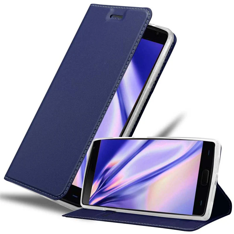 Cadorabo Hülle kompatibel mit OnePlus 2 Schutzhülle mit Magnetverschluss, Standfunktion und Kartenfach