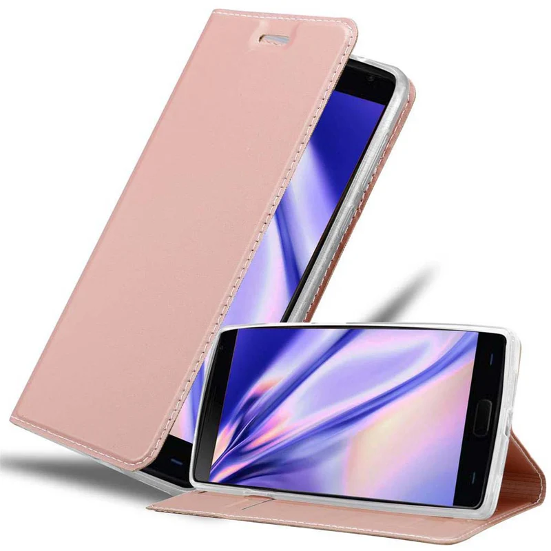 Cadorabo Hülle kompatibel mit OnePlus 2 Schutzhülle mit Magnetverschluss, Standfunktion und Kartenfach