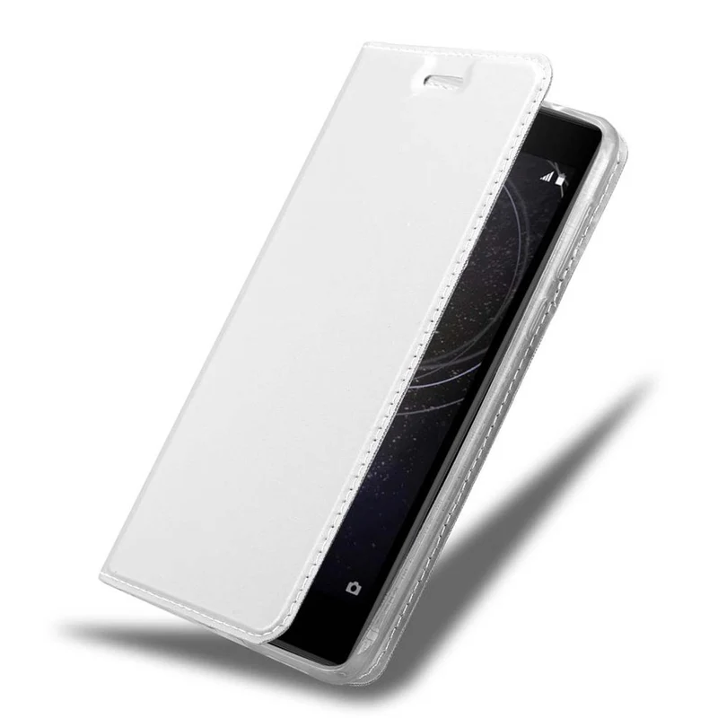 Cadorabo Hülle kompatibel mit Sony Xperia L2 Schutzhülle mit Magnetverschluss, Standfunktion und Kartenfach