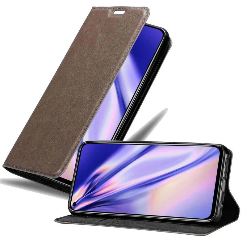 Cadorabo Hülle kompatibel mit Honor View 20 Schutzhülle mit Magnetverschluss, Standfunktion und Kartenfach