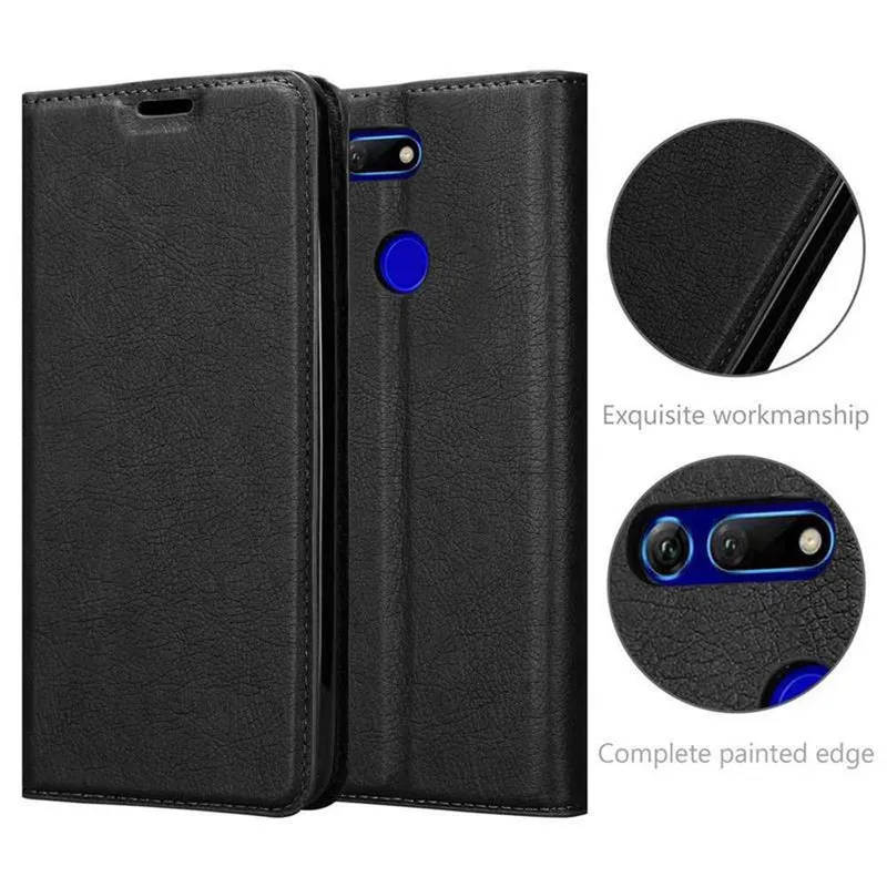 Cadorabo Hülle kompatibel mit Honor View 20 Schutzhülle mit Magnetverschluss, Standfunktion und Kartenfach