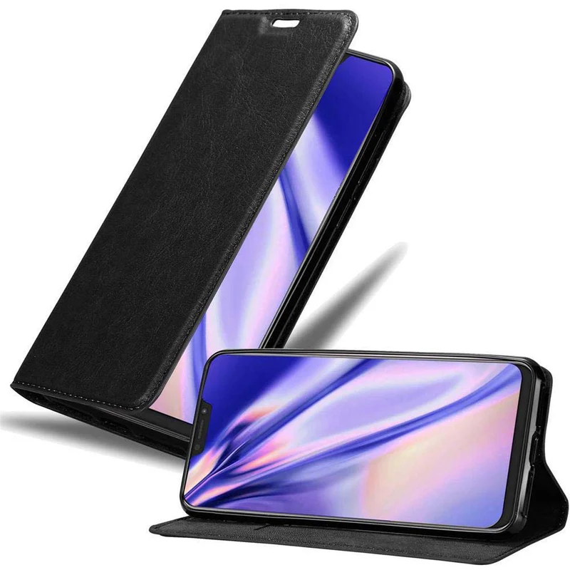 Cadorabo Hülle kompatibel mit Asus ZenFone 5Z Schutzhülle mit Magnetverschluss, Standfunktion und Kartenfach
