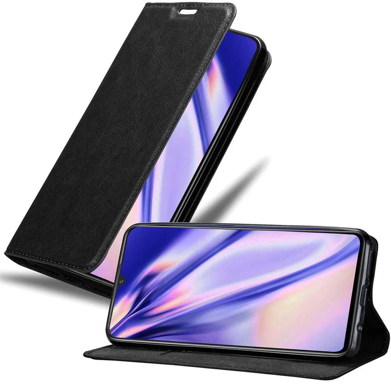 Cadorabo Hülle kompatibel mit Vivo X21s Schutzhülle mit Magnetverschluss, Standfunktion und Kartenfach