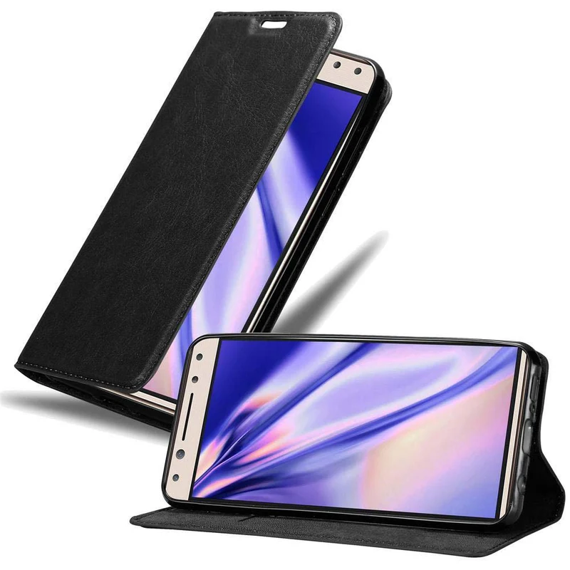 Cadorabo Hülle kompatibel mit Alcatel 5 Schutzhülle mit Magnetverschluss, Standfunktion und Kartenfach
